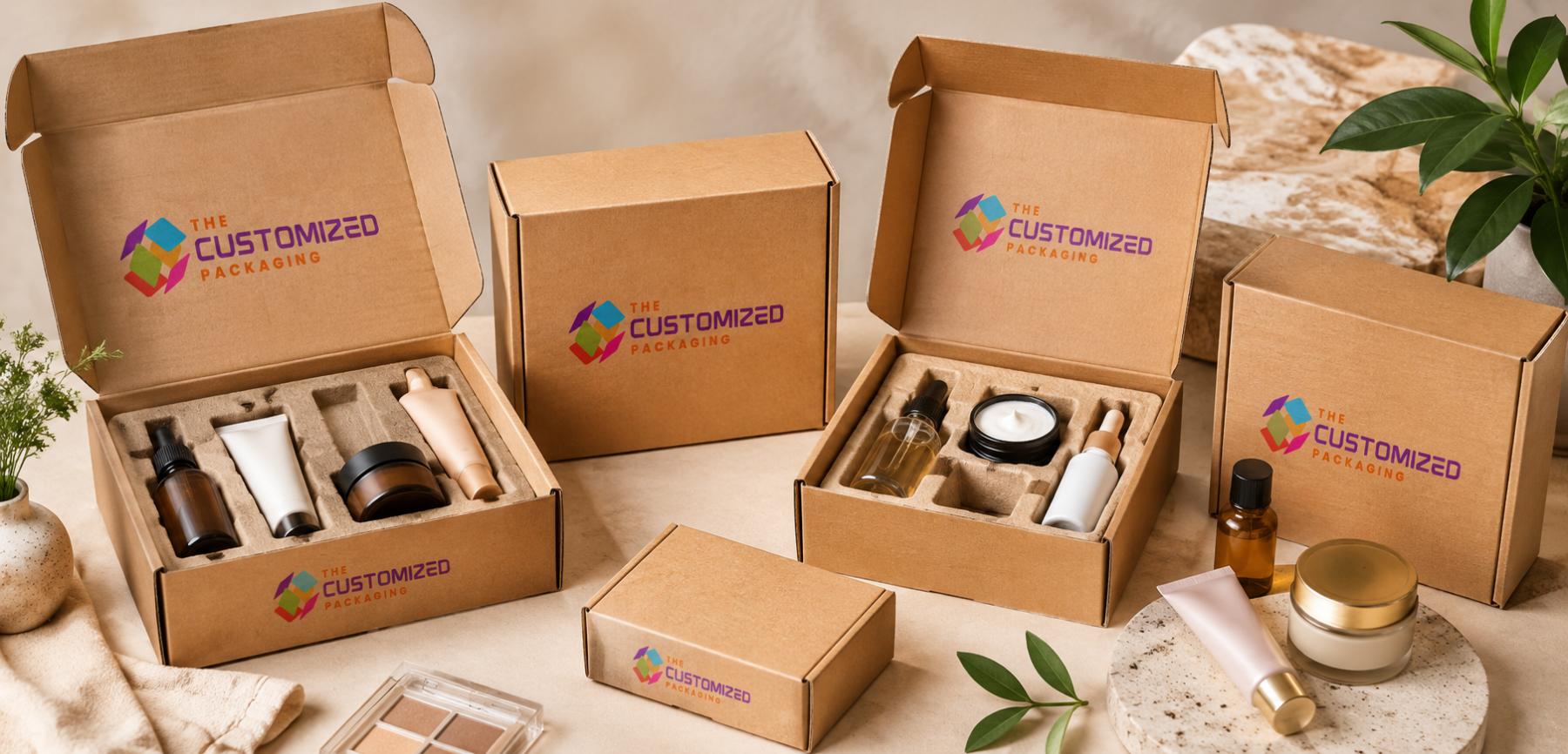 Kraft Mailers for Cosmetics and Skincare